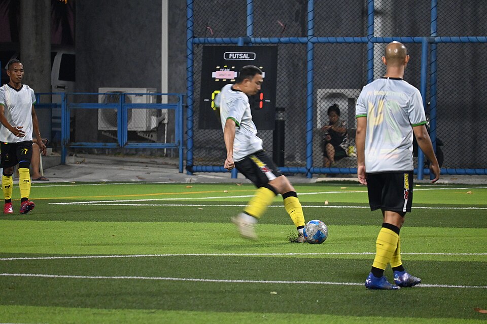 Líneas de un campo de juego desde arriba